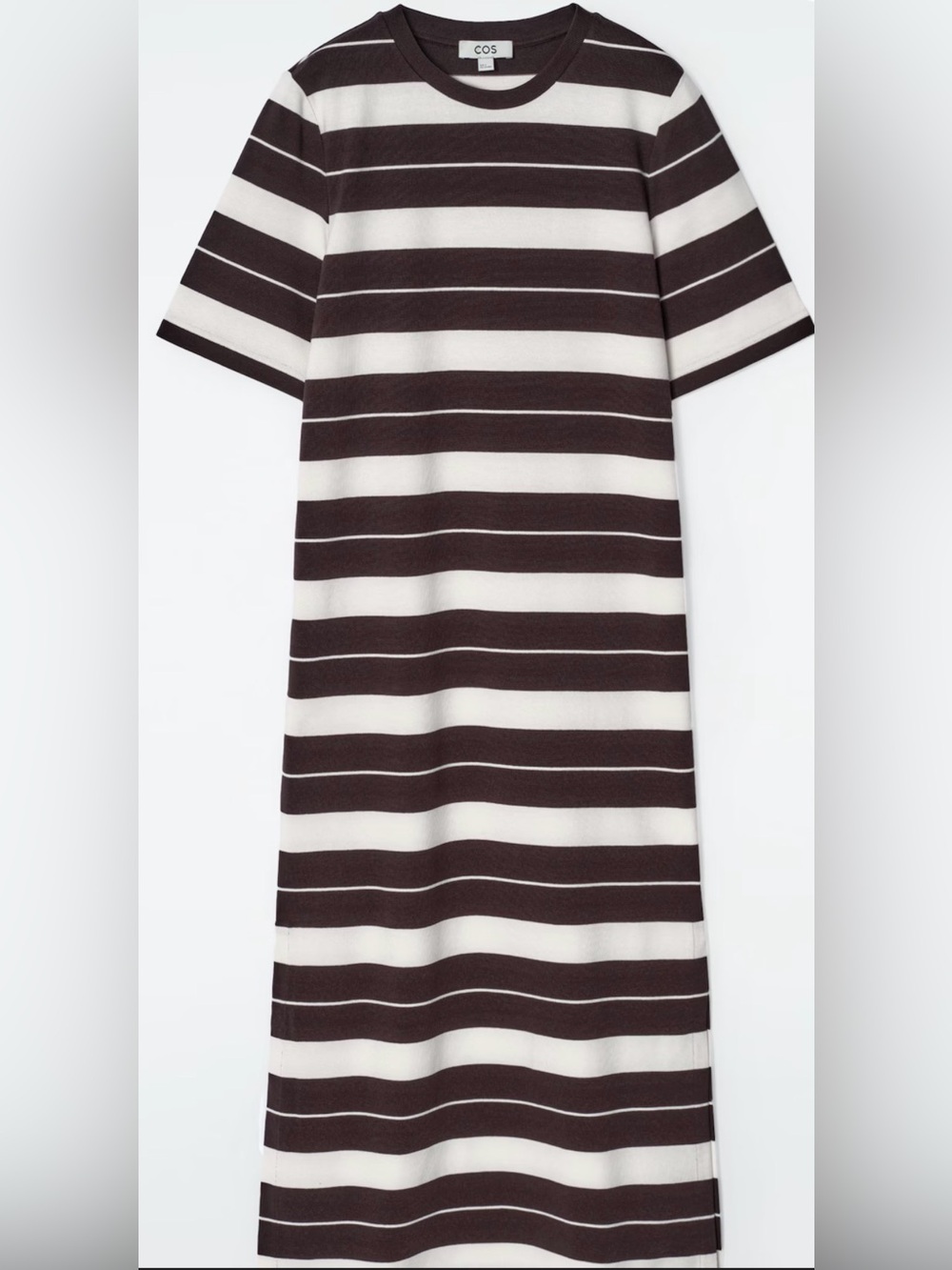 COS COTTON MIDI T-SHIRT DRESS - Picture 1 of 4